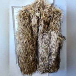 Faux fur vest